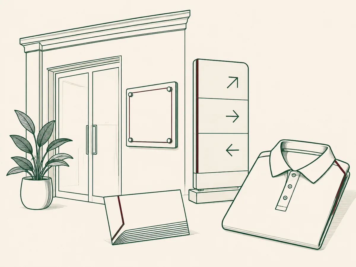 Illustration d’une entreprise et de ses locaux