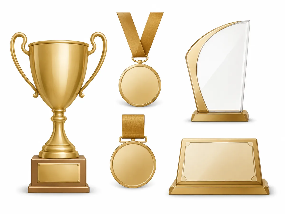 Coupes, trophées et médailles personnalisés