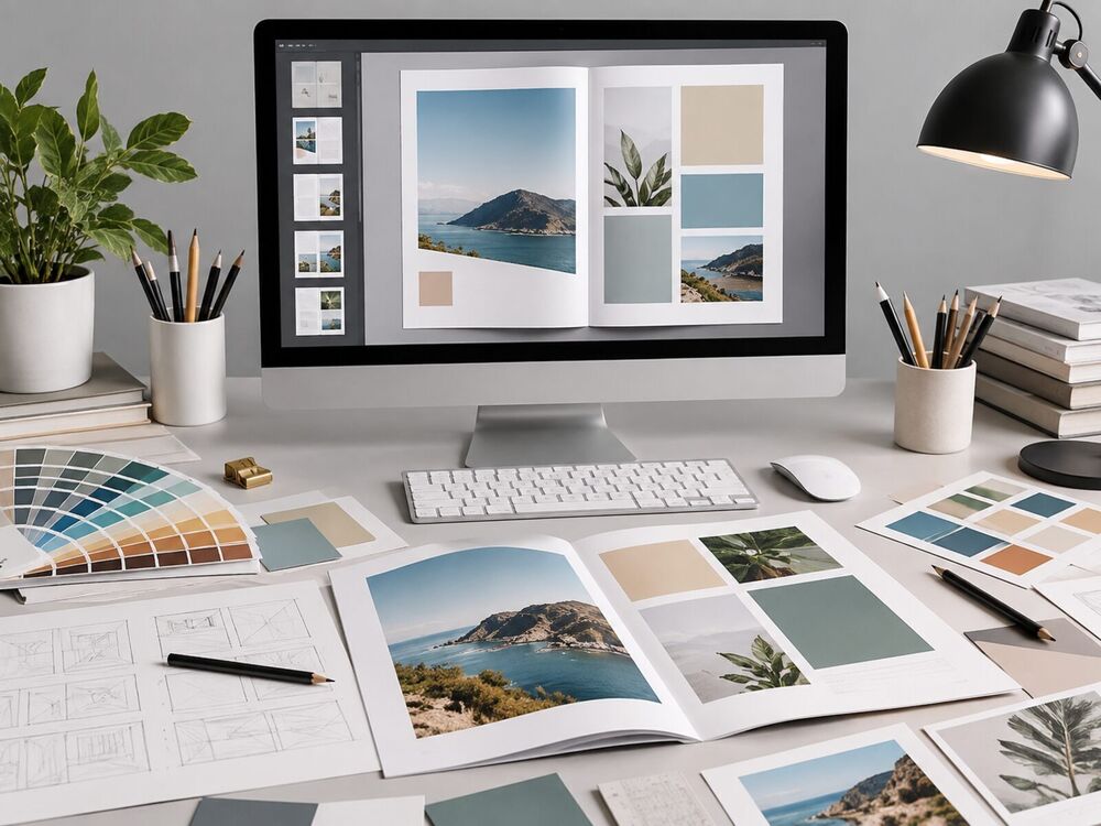 Mise en page de brochure