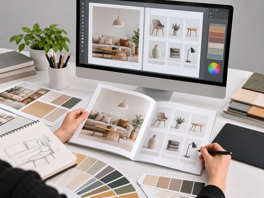 Mise en page de catalogue